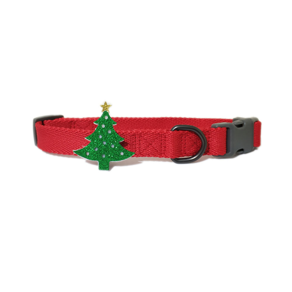 Cute christmas dog collars sale